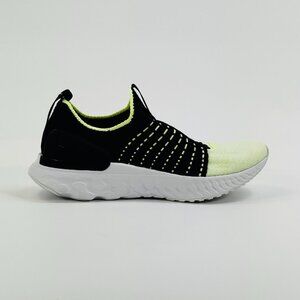 Nike Women's React Phantom Run FK 2 'Black Volt' CJ0280-004 size 6 READ